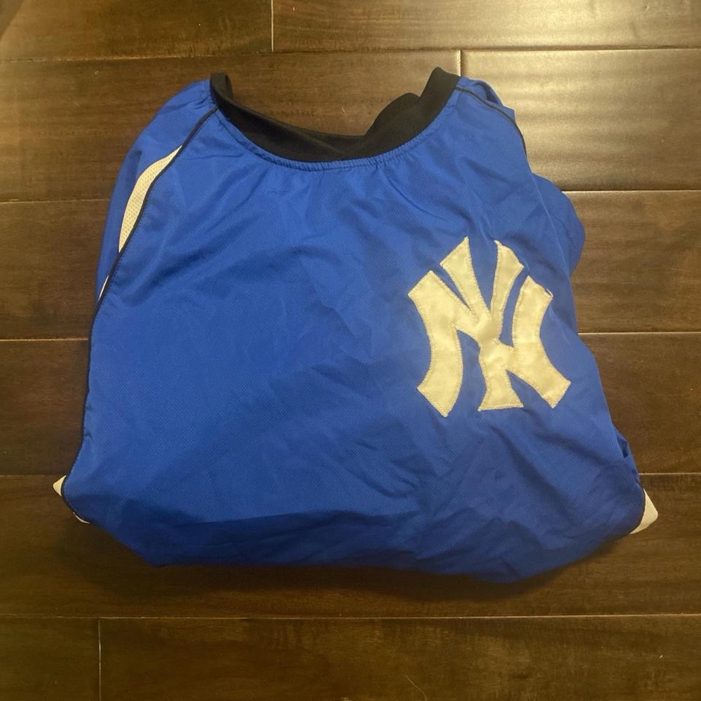 Easton Blue Pullover with White Logo
